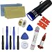 SUNMALL 16 in1 LCD Glass Repair Tool Kit, Opening Pry Tools Kit, Screwdriver Repair Tools Set With UV Glue UV Torch for Smartphones Samsung iPhone iPad Nokia Huawei Sony Motorola HTC etc (16 in 1)