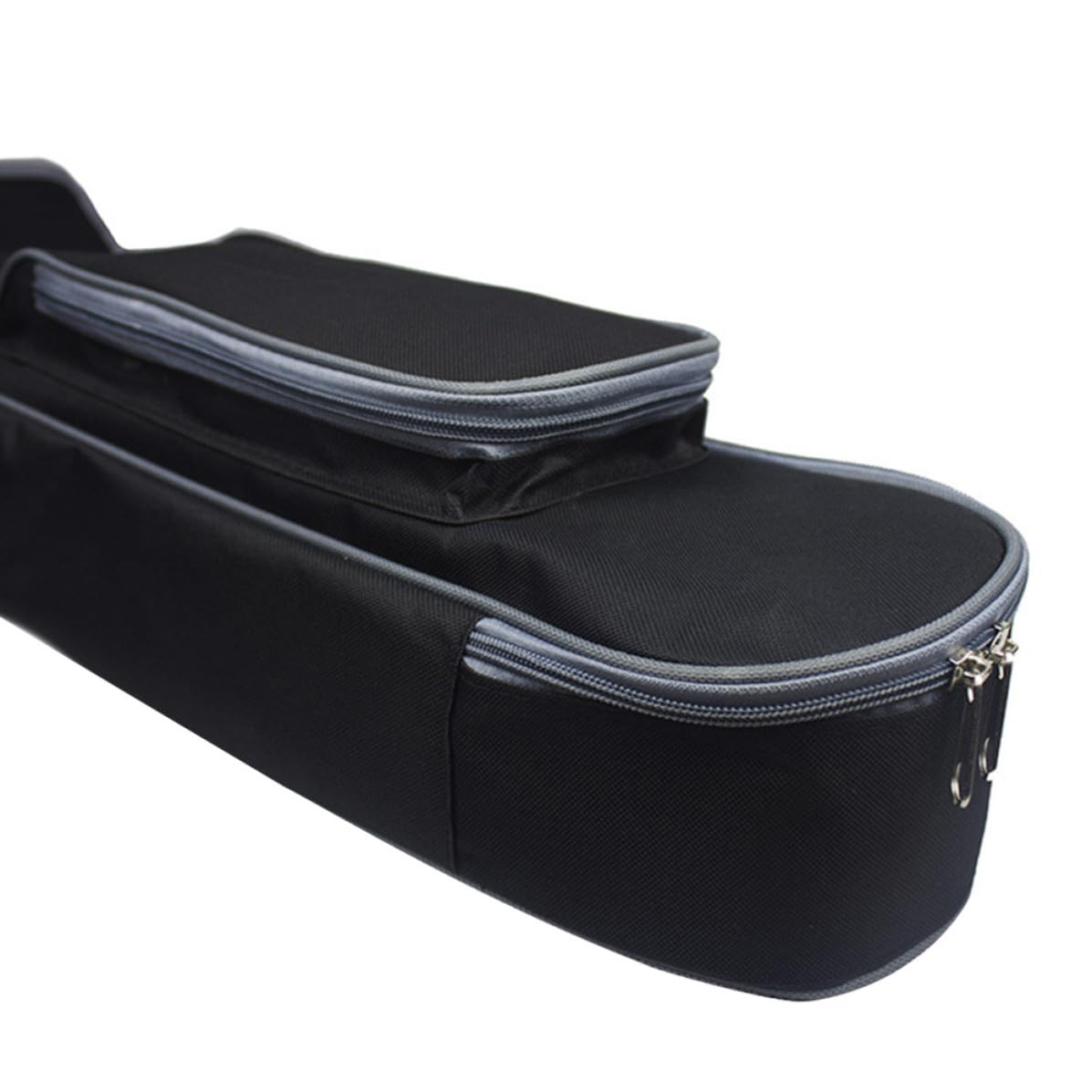 Bolsa de Guitarra Acústica de Nylon Negro Doble Correa y Protección Acolchada Gruesa para Transporte Cómodo y Seguro en Conciertos o Prácticas