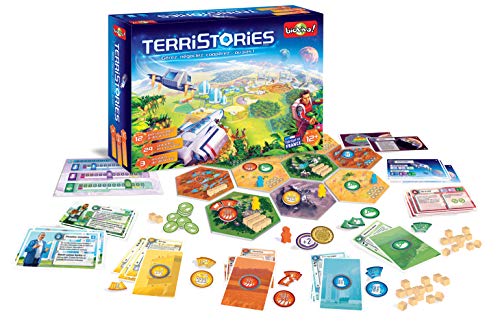 51aopm6+GcL Bioviva – Terristories - Gérez, négociez, coopérez… ou pas ! L'avenir dépend de vous ! - Jeu de plateau - Collection Jeu coopératif - 2 à 4 joueurs - 12 ans - Fabriqué en France – 200608