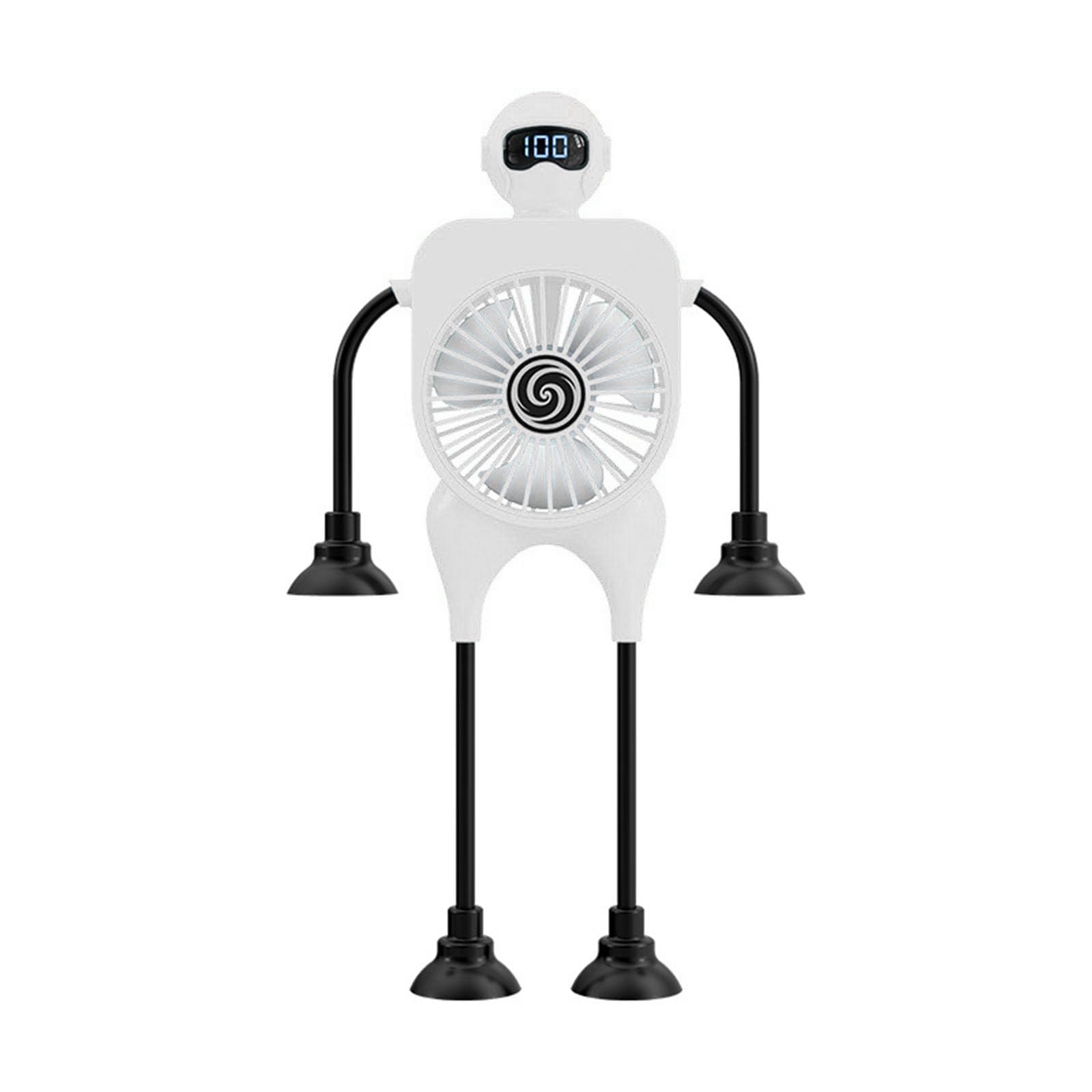 Petit ventilateur portable anti-vibration 100 vitesses stable
