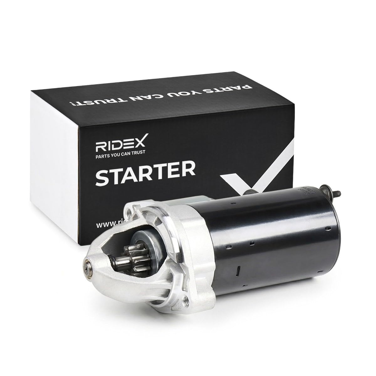 RIDEX 2S0062 Démarreur pour voiture 12V, 2KW, Compatible avec MERCEDES-BENZ Classe C Berline W204 A004151890170 1541123 A0051512901