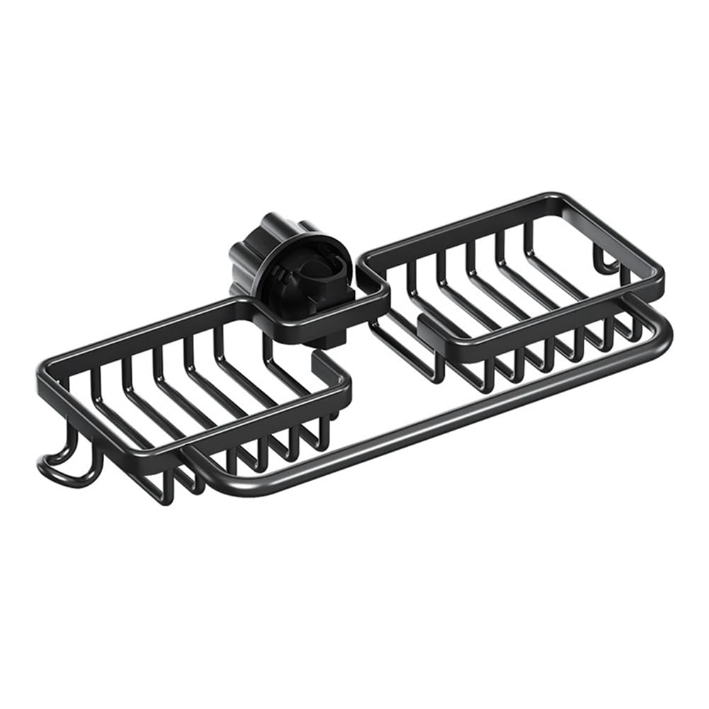 CTRLZS Sink Faucet Organizer, Dish Sponge Holder Kitchen Sink Organizer, Kitchen Sink Organizer, Hanging Faucet Drain Rack
