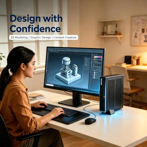 Image of Lenovo ThinkStation P3 Tiny Desktop Computer, 14-core Intel Core i5-14500