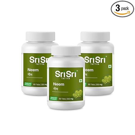 Sri Sri Tattva Neem Tablet, 300mg (Pack of 3)