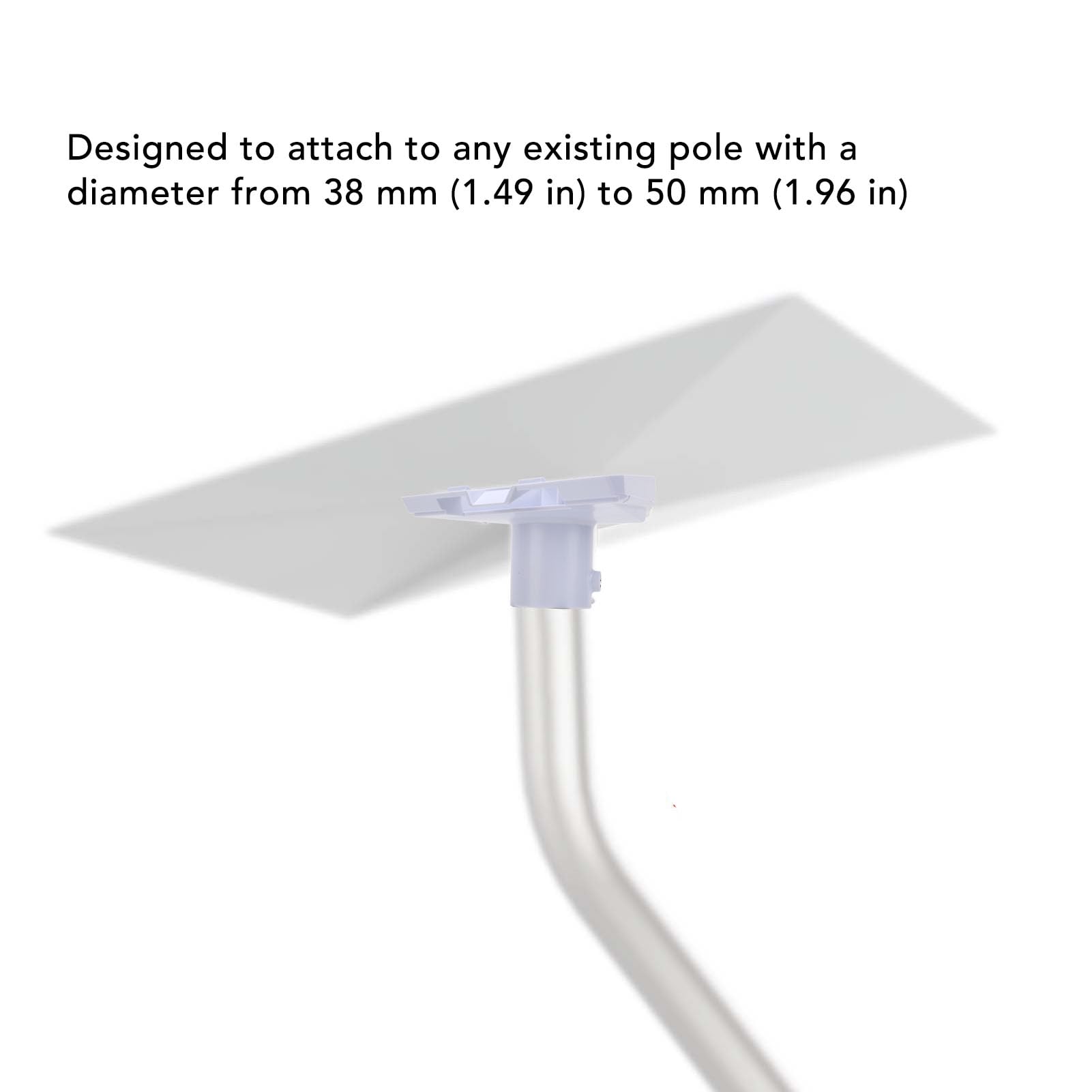 Adaptateur de Poteau Satellite pour Kit de Montage Compatible avec Parabole Standard Gen3 V3 Support pour Poteau de 38 Mm à 50 Mm de Diamètre