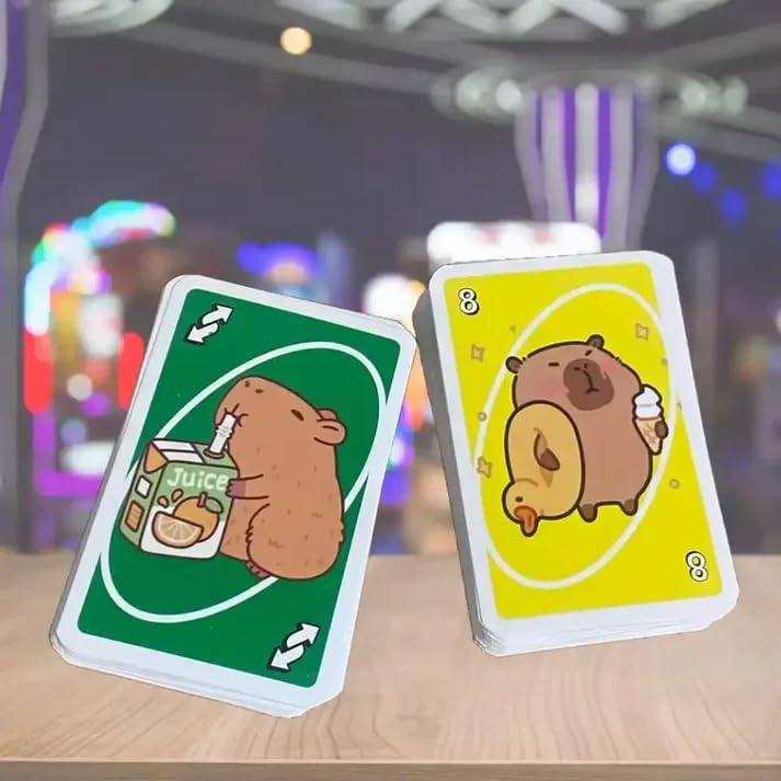 Image of Capybara Cards Game Play with Family and Friends and Ideal for Parties, Travel, and Family Gatherings (Pack of 1)