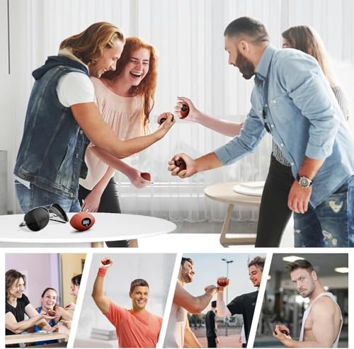 Hand Grip Strengthener, Rechargeable Digital Grip Strength Trainer up 220.4 Lbs(100kg) Hand Grip Exerciser Equipment for Strength... - Image 6