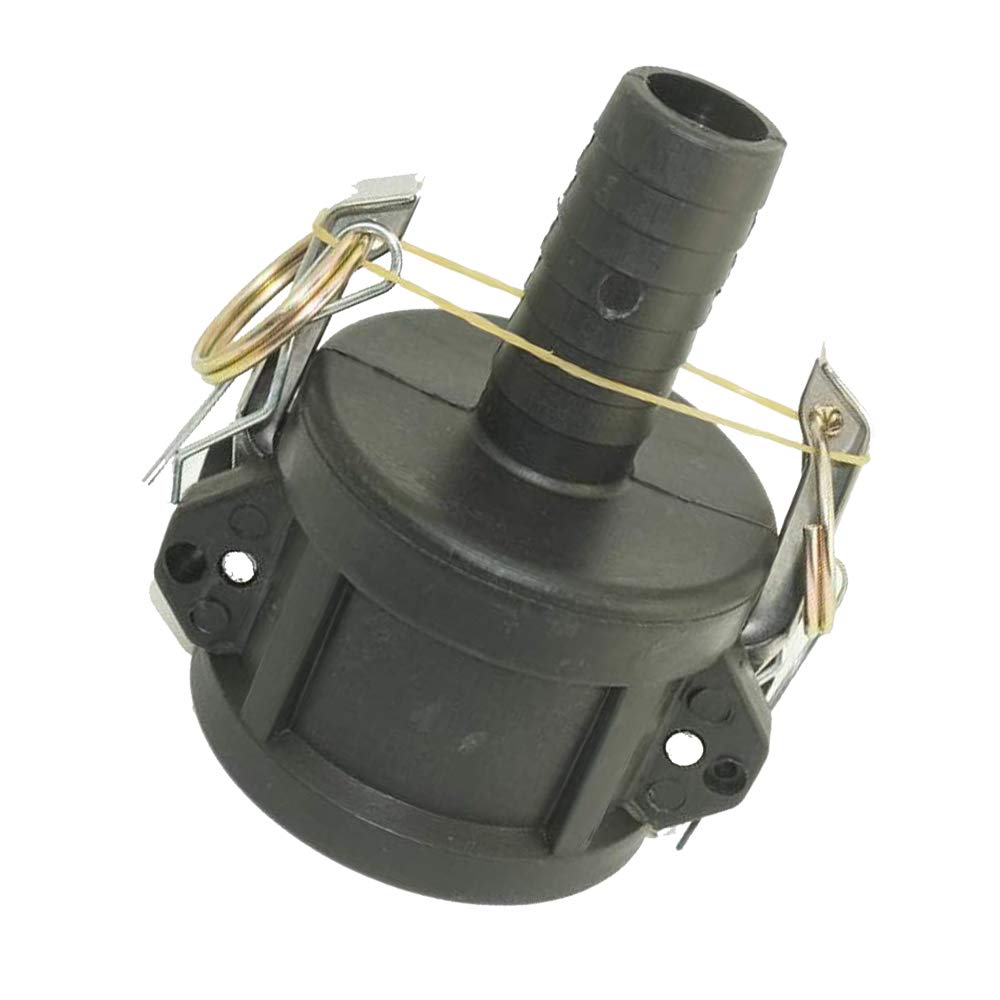 IBC Tote Tank Adaptor to Cam Lock Female Hose Fitting Adapter to Hose Tail 3/4" for Garden Hose Oil Fuel Water Fitting - Image 2