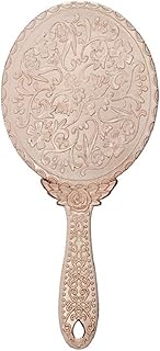 Beavorty 1pc Vanity Mirror Handheld Mirrors Woman Suit Set Double Sided Mirror Small Hand Mirror with Handle Oval Mirror Oval Shaped Mirror Cosmetic Mirror Girl Travel Mirror Double Mirror