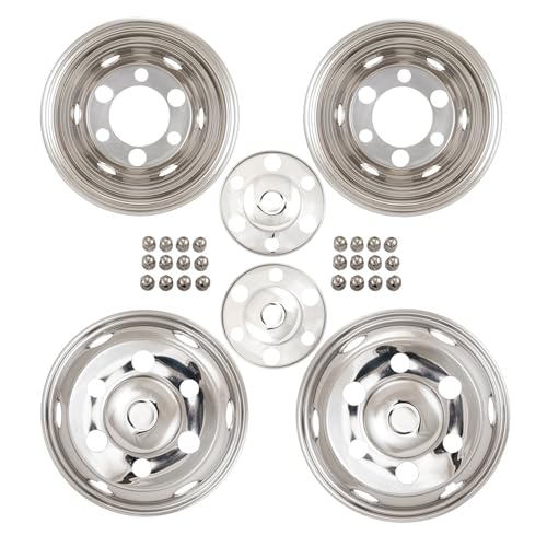 CCI Wheel Simulator IWCN16I90, Fits 16 Inch Dual Rear Steel Wheels, 6 Lug/ 6 Hand Hole Wheels, Fits 1990-2025 Isuzu NPR/ 1990-2010 Chevy/GMC W4/ W5/ 1997-2007 Chevy/GMC WT5500/ 2011-2015 Isuzu Reach