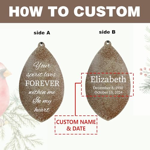 Image of ASTARIN Personalized 35 inch Wind Chimes for Loss of Loved One, Memorial Wind Chimes for in Memory of Mom Dad, Sympathy Gifts for Loss, Metal Windchime Outdoor, Produced in Texas