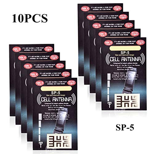 YU-NIYUT 10 unidades de adesivos de aumento de sinal de telefone celular, estimulador de sinal para