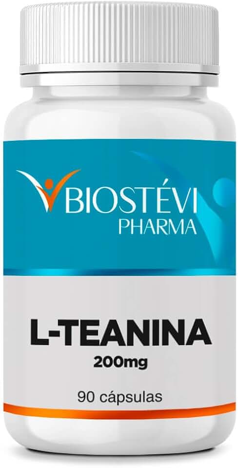 L Teanina 200mg 90 Cápsulas