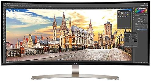 LG 38UC99-W 38-Inch 21:9 Curved UltraWide QHD+ IPS Monitor with Bluetooth Speakers