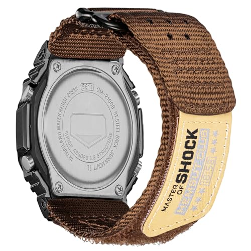 }WbNe[vvoh for Casio Mens G-Shock GM-2100B,GD-100/110/120/350,GW-S5600/5600/B5600/M5600,16mmiCJVIXgoh