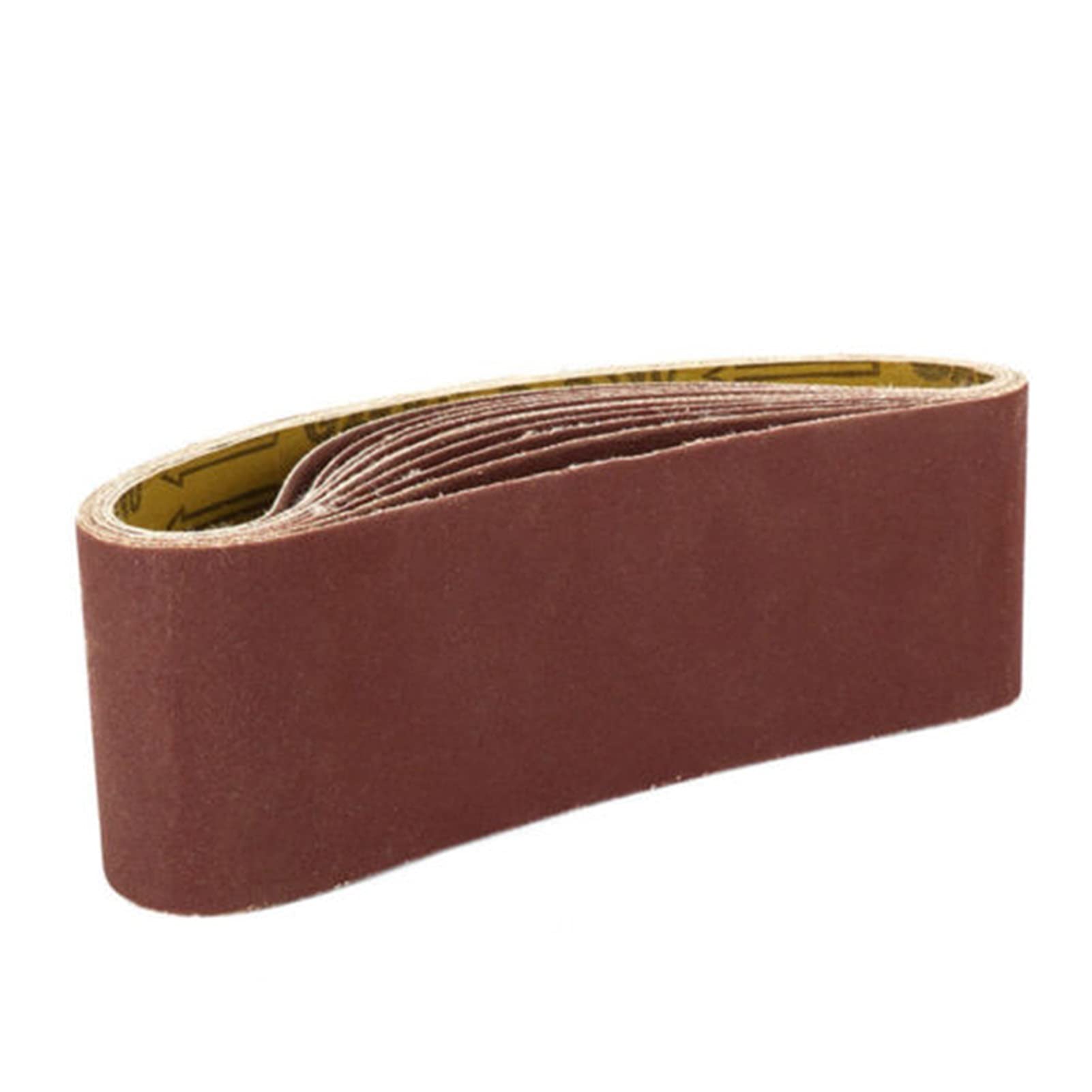 Bandas de lijado de óxido de aluminio, 15 piezas, 457 x 75 mm, grano 40/80/120