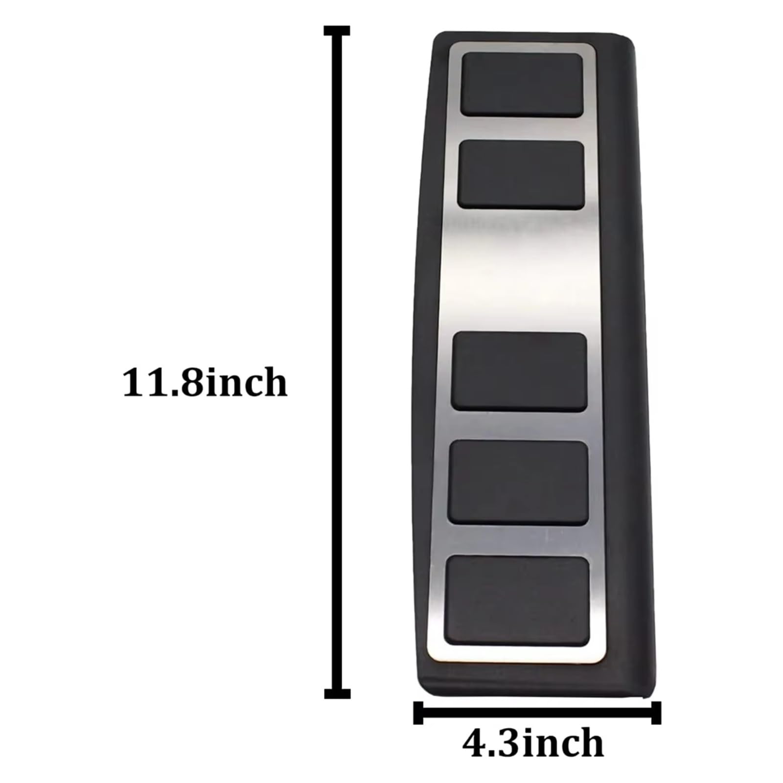 Couvre-pédales Acier Inoxydable Antidérapant Pour Ford Mustang Mach-E 2021-2022 - Style & Sécurité - Montage Facile