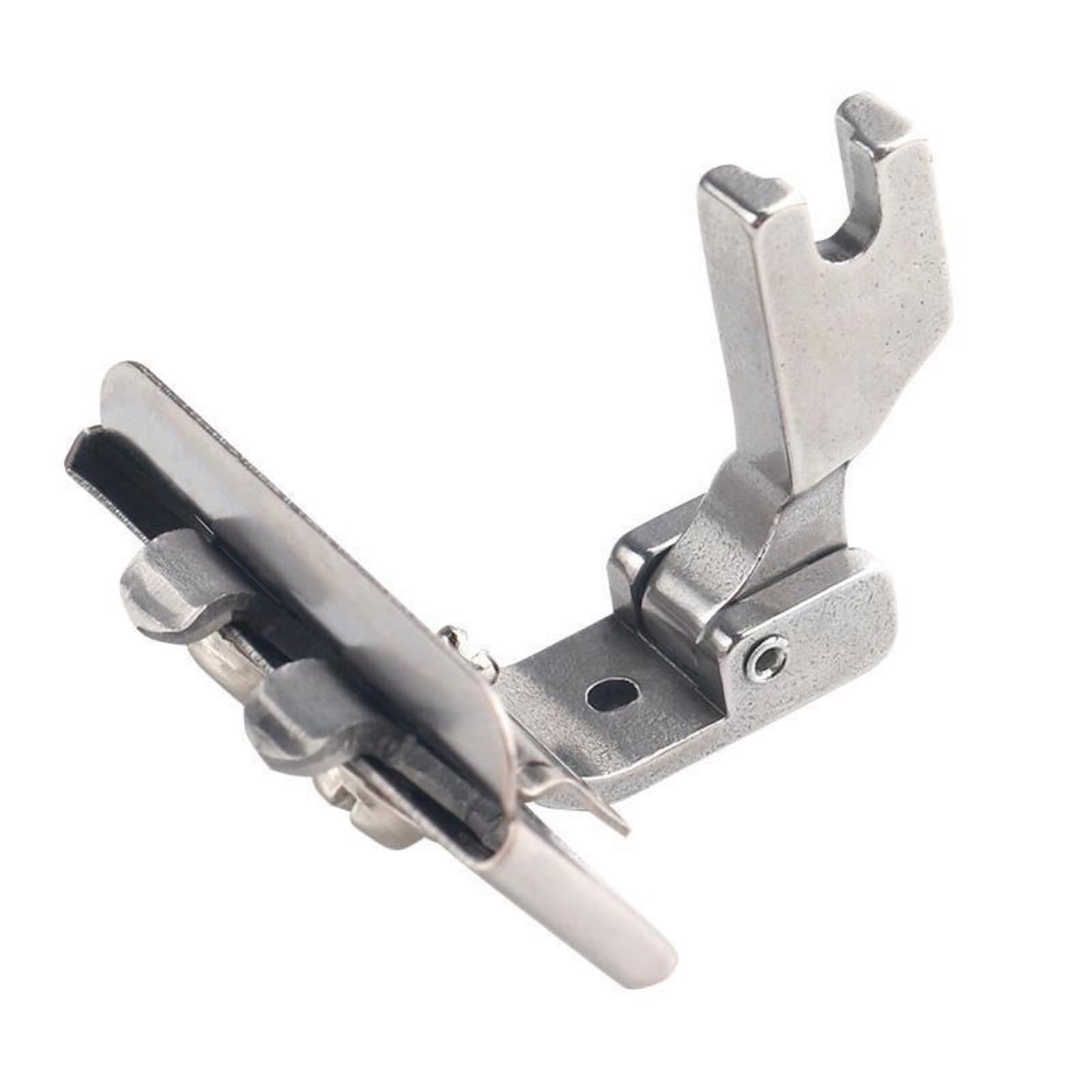 Left Right Adjustable Lace Tape Guide Presser Foot Sewing Machine Presser Foot for Lace Rubber Tape Webbing Adjustable Guide