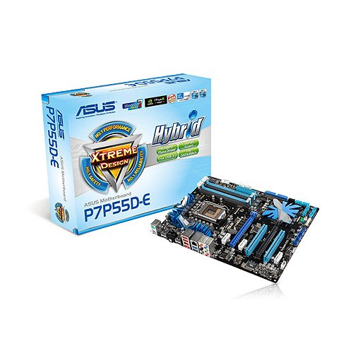 ASUS P7P55D-E - LGA 1156 - Intel P55 - DDR3 - USB 3.0
