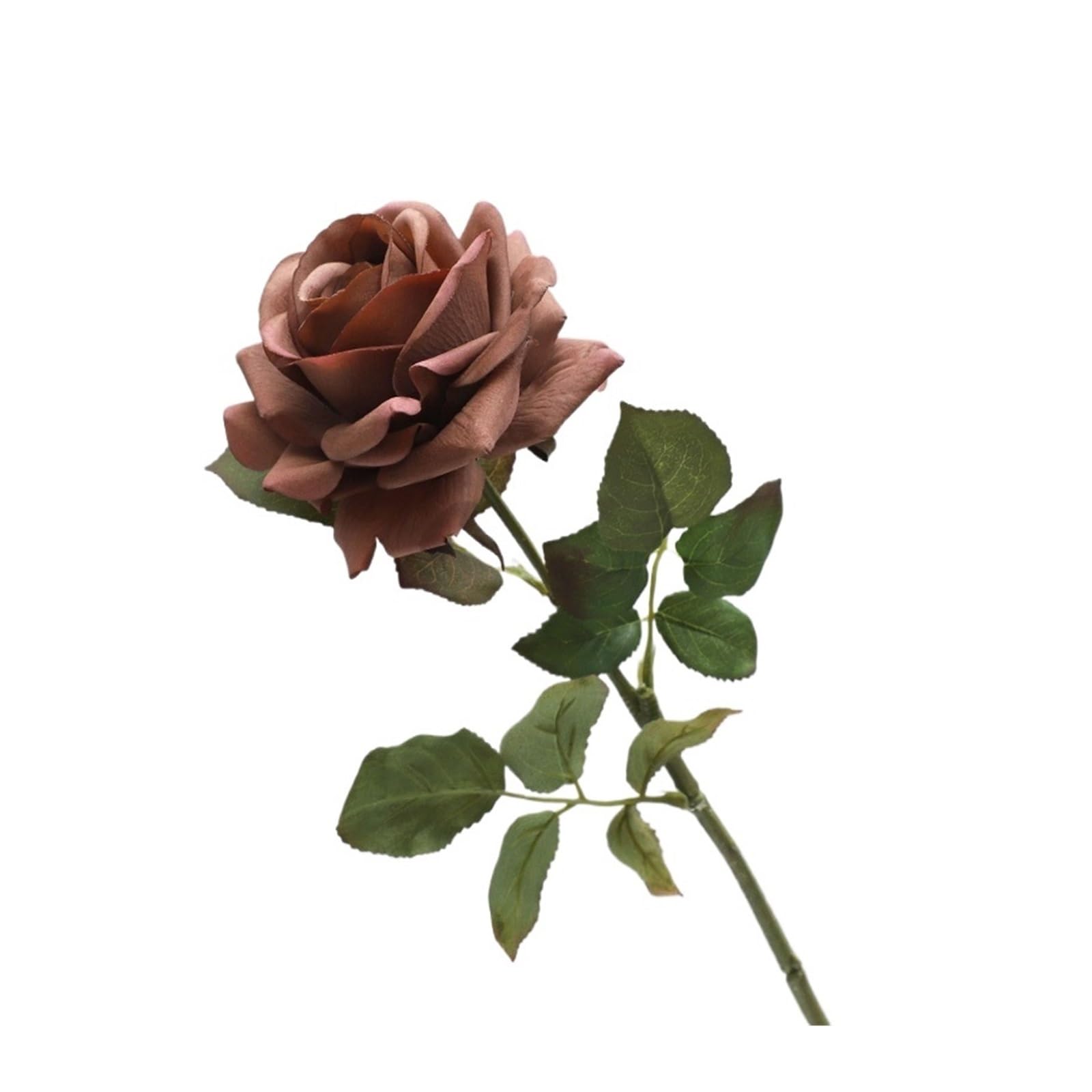 Casetlong 5Pcs Artificial Flowers Wedding Decor Bouquet Home Room Decoration Party Floral(Autumn coffee)
