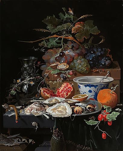 Tableaux sur toile nature morte d'Abraham Mignon | Déco murale 60x90cm