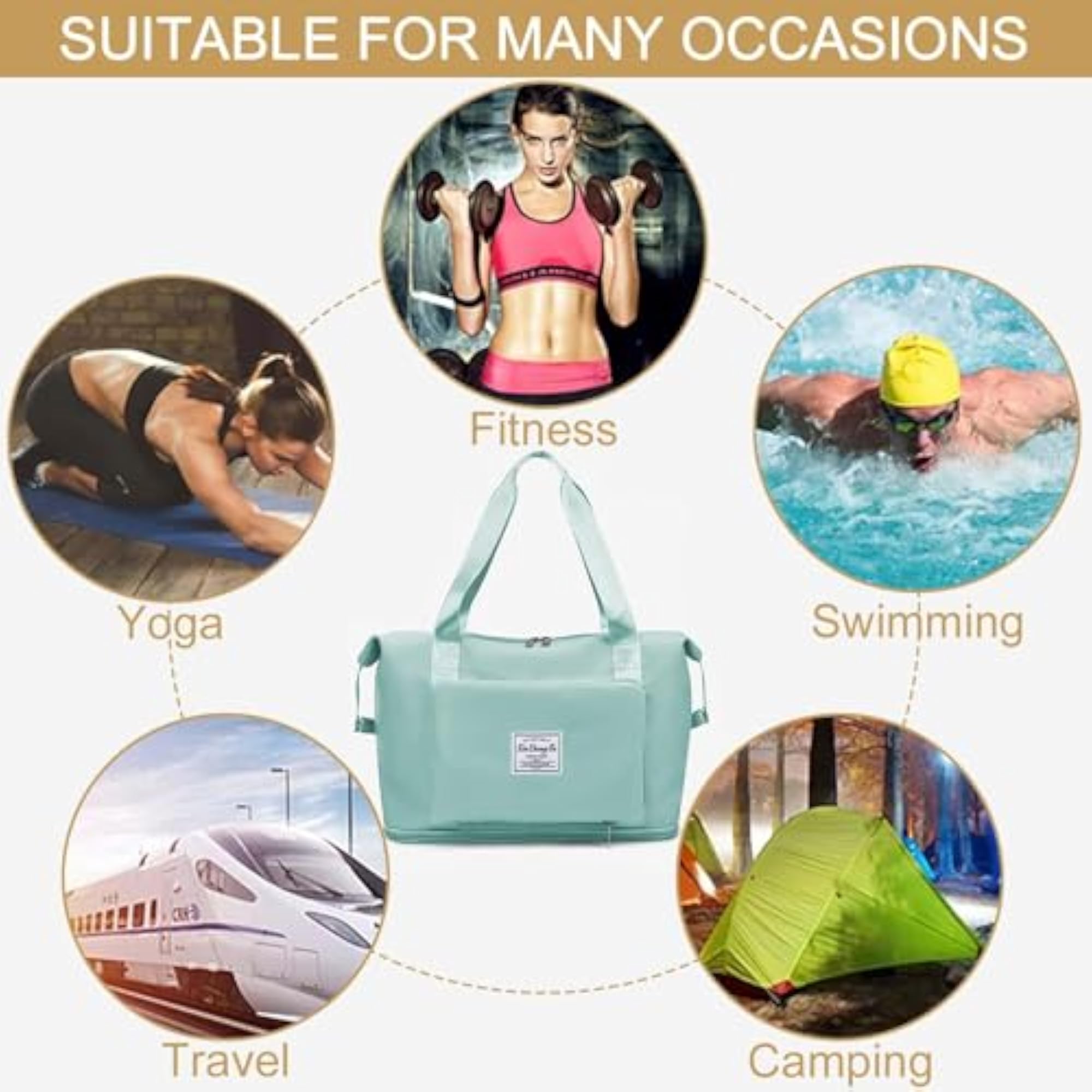 Women Shoulder Bags Large Capacity Foldable