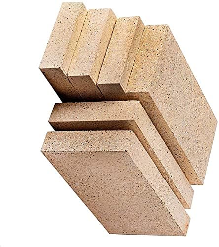 Coals 4 You 10 Vermiculite Villager Stove Fire Bricks 4.5" x 9" Multi Fuel Woodburner Logburner, 10vermbrick