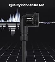 Vista 5 de Micrófono inalámbrico de flauta de 2.4G para instrumentos musicales, micrófono, receptor inalámbrico y transmisor, para flauta y más