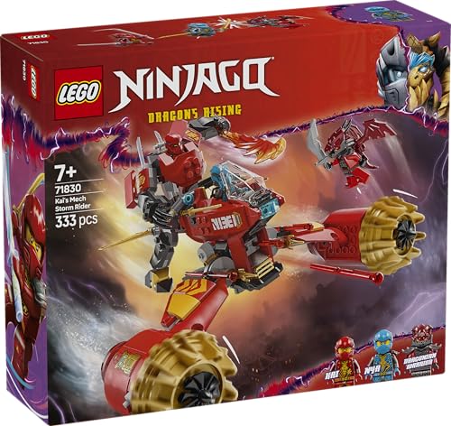 Image of LEGO NINJAGO Kai's Mech Storm Rider Combo Ninja Toy 71830 Building Blocks Toys for 7+ Gift for Boys and Girls