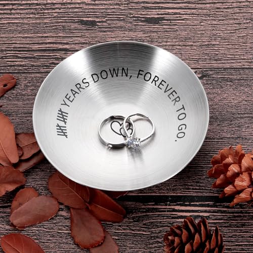 Mens Gifts for Christmas 10th Anniversary Steel Gifts for Him Her 10 Year Annviersary for Women Anniversary Wedding Gifts for Women Men Valentines Day Gifts for Her Him Boyfriend Girlfriend Couple - Image 3