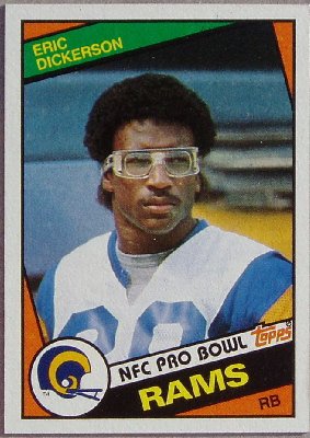 Eric Dickerson 1984 Topps Rookie Card #280