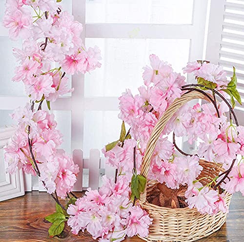 AIVORIUY 3pcs Ciliegio Artificiale Ghirlanda di