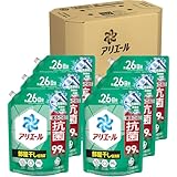 アリエール 洗濯洗剤 液体 超抗菌プレミアム 部屋干し超消臭 天日干し級にさわやかな香り 詰め替え 625gｘ6袋 [ケース品]
