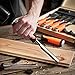 VonHaus 10 pc Premium Craftsman Woodworking Wood Chisel Set with Honing Guide, Sharpening Stone and Wooden Storage Case