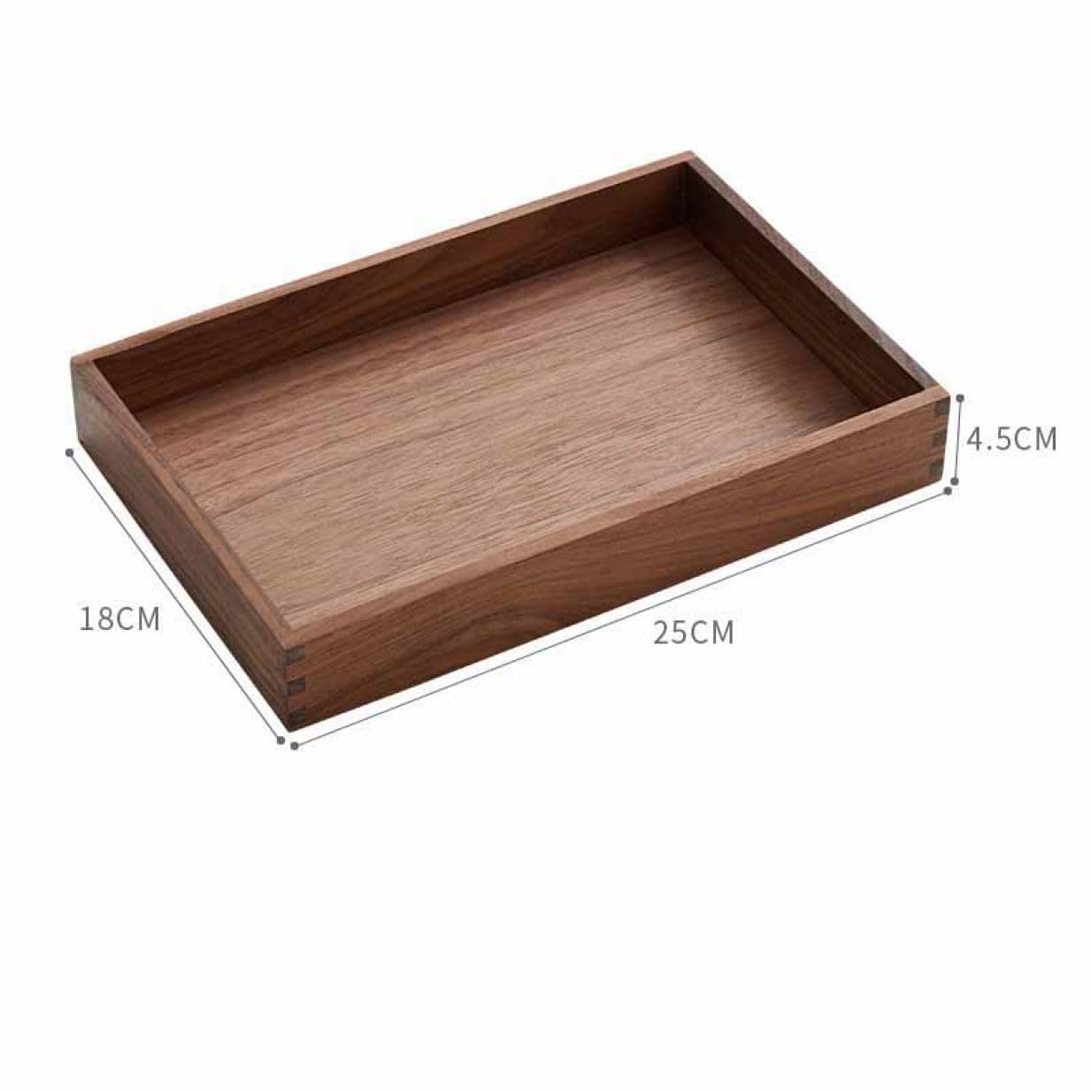 Amazon.co.jp: MJKQ9 卓上トレー 収納ボックス 25*12*4.5cm 木製