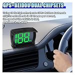 Car HUD GPS Digital Speedometer with MPH Speed Meter - Image 3