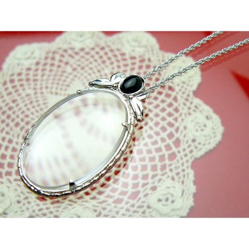 Amazon | ペンダントルーペ PW-20 シルバー（4倍・25×35mm） （CK-PW