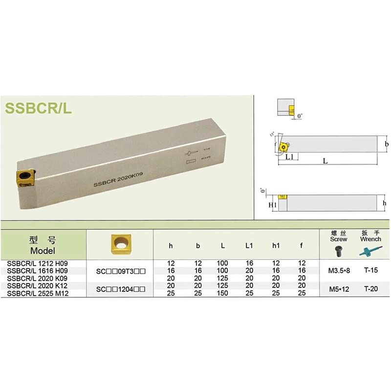Portaherramientas para Torno SSBCR1212H09-R miniatura 3