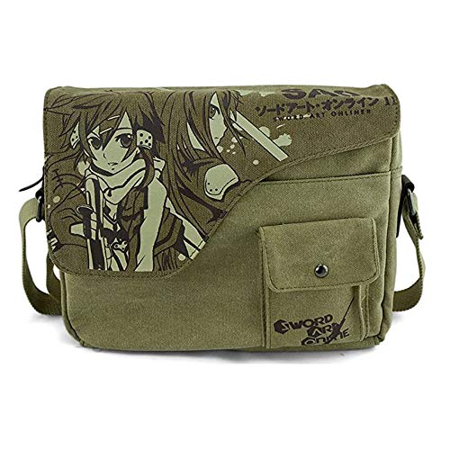 Bonamana: Bolso bandolera para cosplay  diseño de anime japonés Gris Sword Art Online