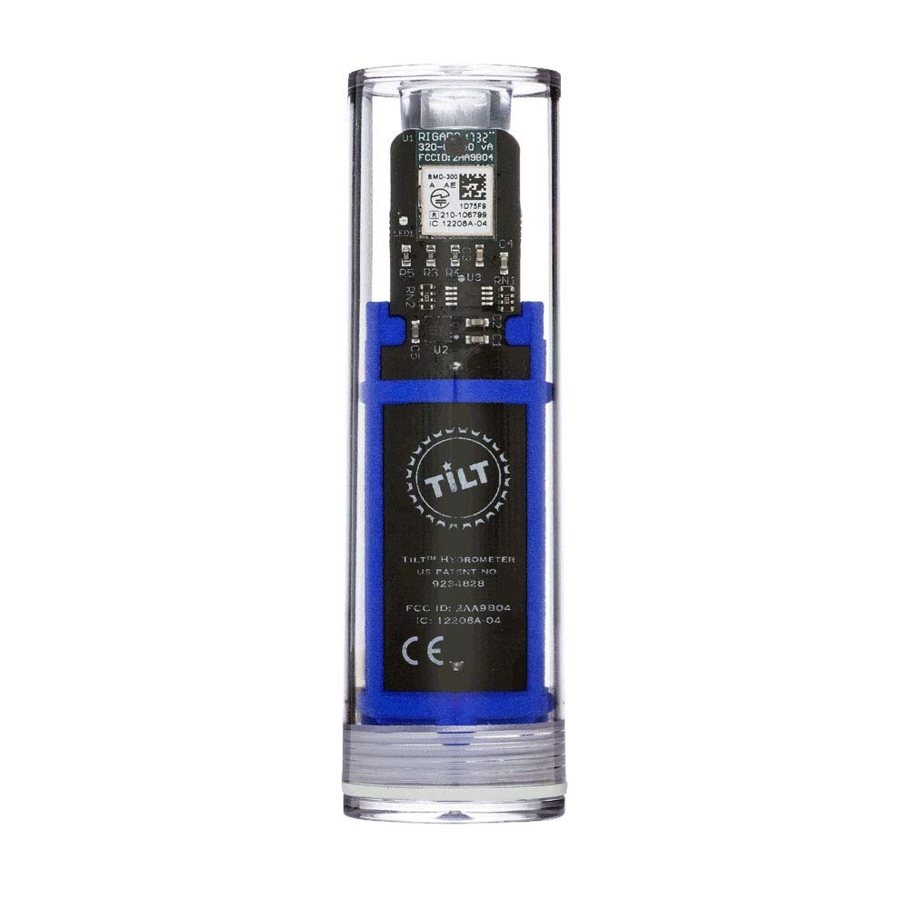 Tilt Hydrometer and Thermometer Home Brew Beer Wine Making - Blue
