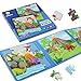 BST SHIER Puzzle per Bambini Puzzle Magnetico Legno, Jigsaw Puzzle Educativi per Bambini 3+ Anni,Giocattolo da viaggio Giochi Bambini Educativo Puzzle