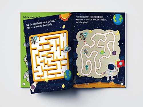 101 Maze Activity Book-colouring books for kids