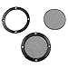 DGZZI 3inch Speaker Cover 2PCS Black Metal Mesh Grille Woofer Decorative Circle Protections Tweeter Speaker Grill Guard Protector Car Speaker Covers with Screws 3Inch