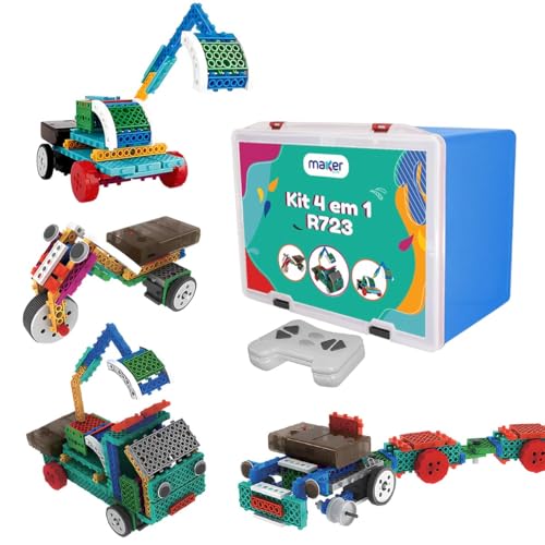 Kit de Robótica Com Controle e Placa 4 em 1 - R723