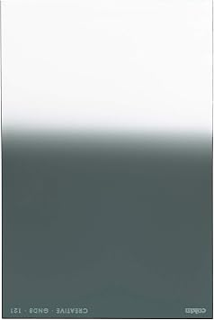 Cokin Square Graduated Neutral Density Grey G2 - ND8 3-Stops Hard Z121 for L Z Series Holder - 100mm X 150mm
