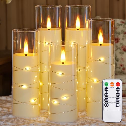 Zevanor Flammenlose flackernde 5,5 cm x 12,5 cm, 15 cm, 17,5 cm, 20 cm, 20 cm...