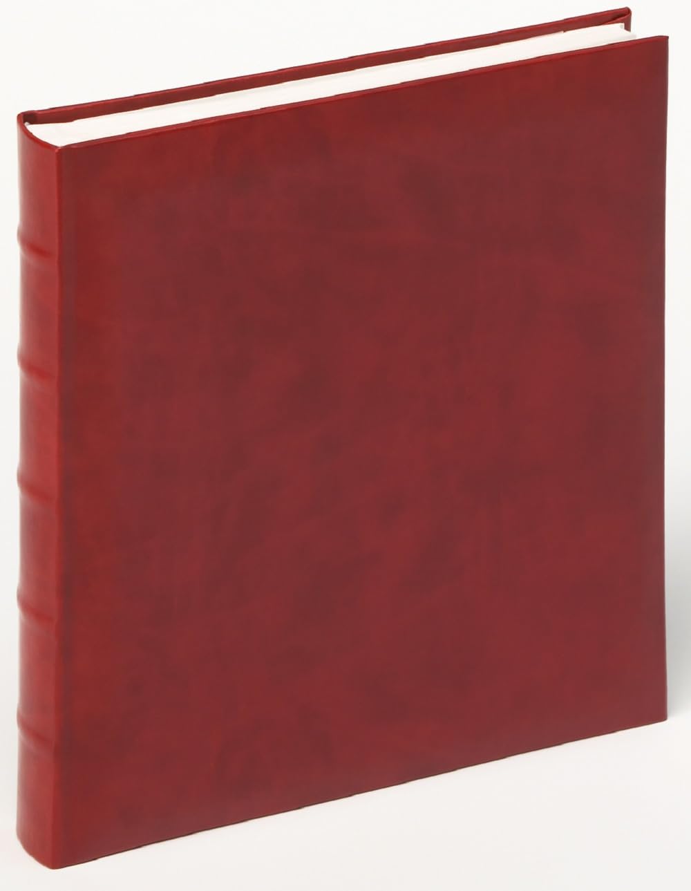 walther design Fotoalbum weinrot 29 x 32 cm Kunstleder mit erhabene Bünde, Classic FA-372-R