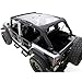 Rampage Products 90525 17-17 Wrangler Unlimited Mesh Shade Top 4 Dr