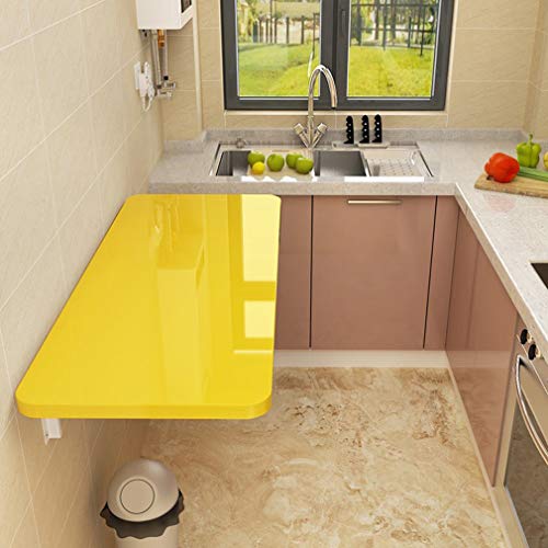 ZHANGGL Mesa de Comedor Plegable de Pared para Cocina, Ideal para Apartamentos pequeños 12 tamaños Taller, Garaje, Cuarto de Servicio o