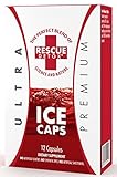 Rescue Detox - ICE CAPS - 12ct | Concentrated Cleansing Capsules - Works in 90 Minutes Up To 5 Hours